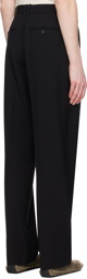 The Row Black Marcello Trousers