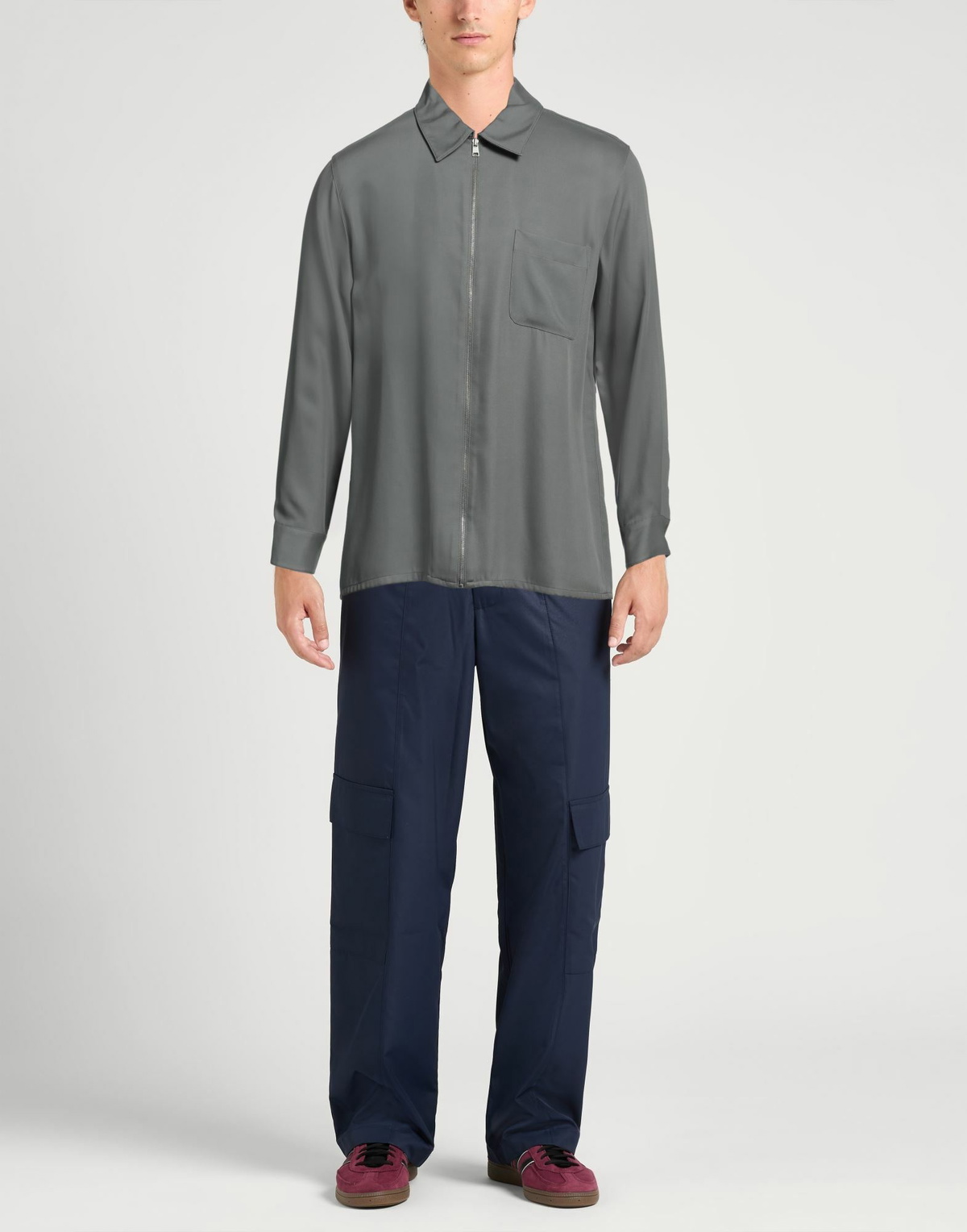 Sandro Mens Shirt in Grey