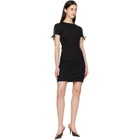 Burberry Black Ribbed Minidress