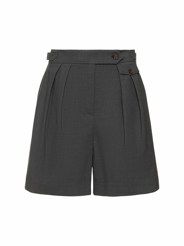 Photo: BRUNELLO CUCINELLI Tropical Wool Blend Bermuda Shorts