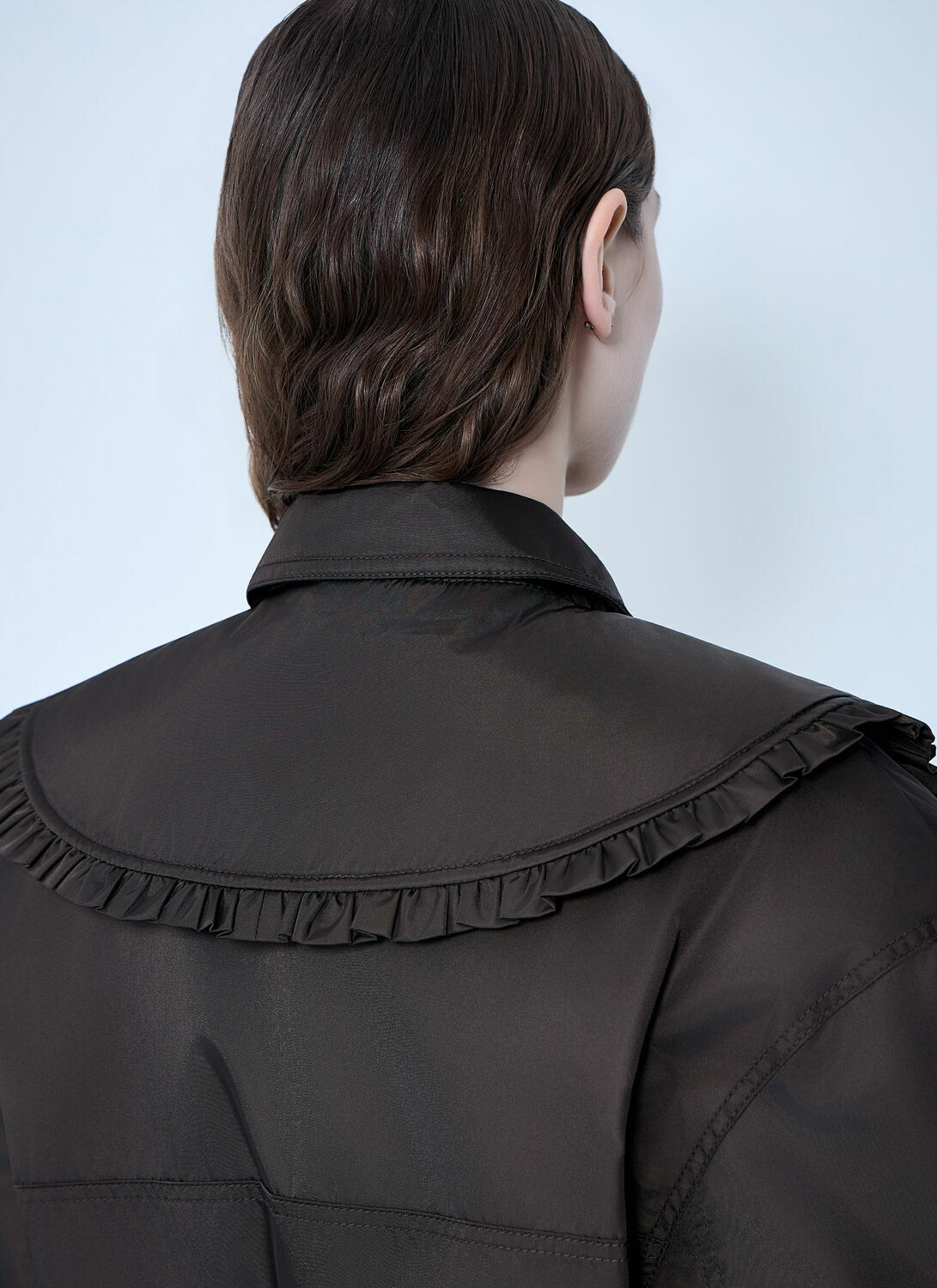 GANNI Duchesse Nylon Bomber Jacket