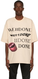 We11done Washed Logo T-Shirt