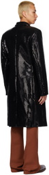 EGONlab Black Sequin Coat