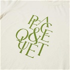 Museum of Peace and Quiet Serif T-Shirt in Bone