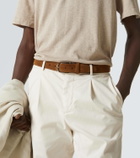 Brioni Suede belt
