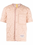 Moncler Genius X Salehe Bembury Pink Quilted Shirt Jacket