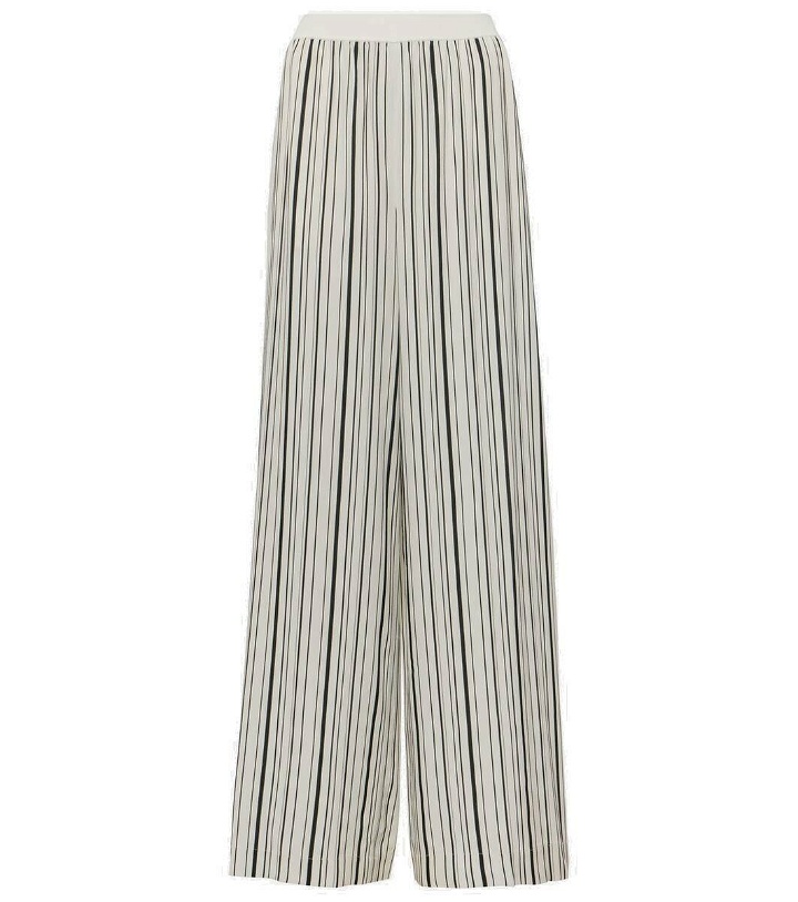 Photo: Joseph Hulin striped silk crêpe wide-leg pants