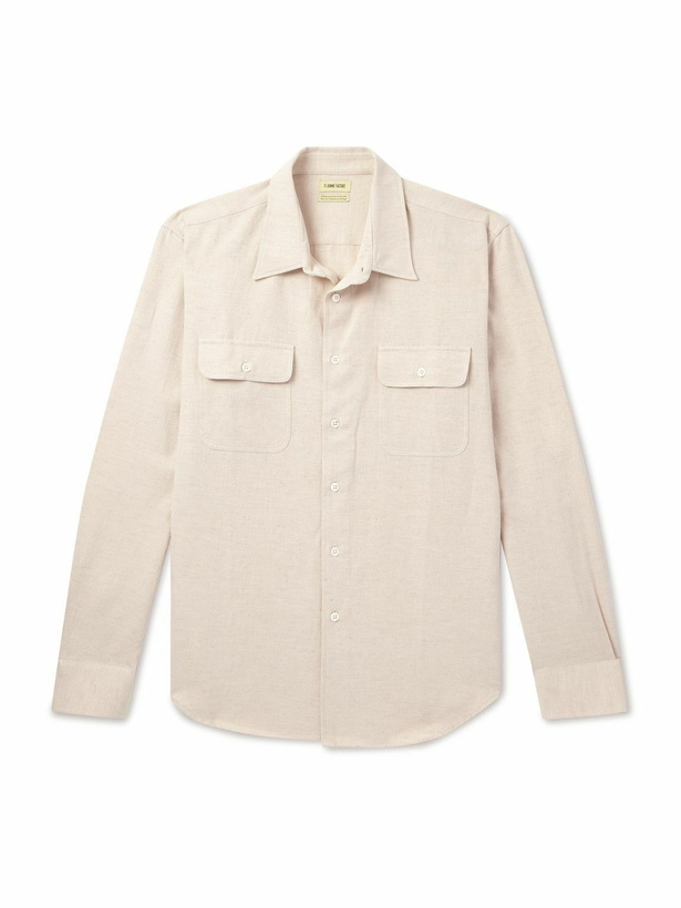 Photo: De Bonne Facture - Cotton and Hemp-Blend Gabardine Shirt - Neutrals