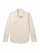 De Bonne Facture - Cotton and Hemp-Blend Gabardine Shirt - Neutrals