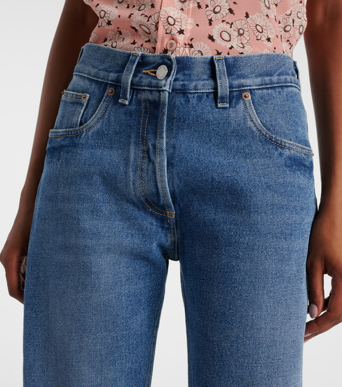 Prada Low-rise straight jeans