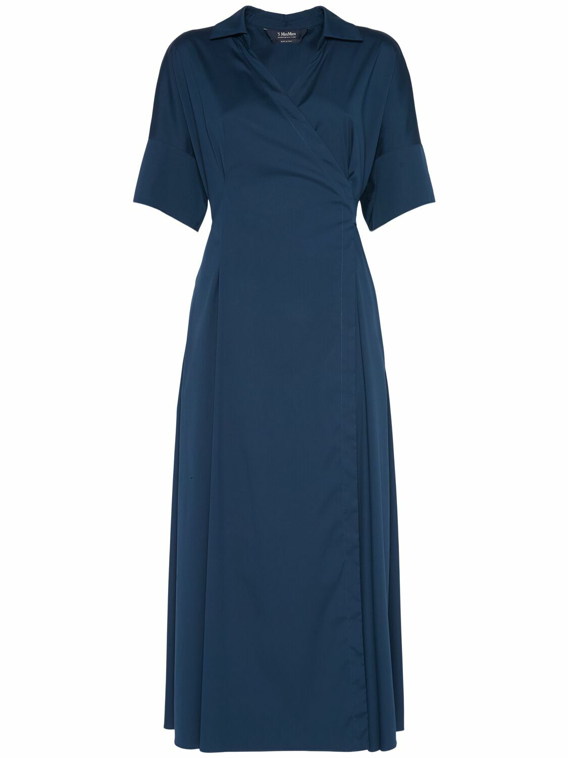 ワンピース S Max Mara SARAH STRETCH POPLIN WALLET DRESS S MAX MARA Sarah Poplin Midi Dress S Max Mara