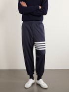 Thom Browne - Tapered Striped Ripstop Sweatpants - Blue