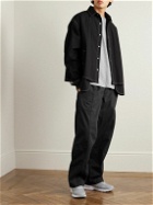mfpen - Artcile Wide-Leg Cotton and TENCEL™ Lyocell-Blend Trousers - Black
