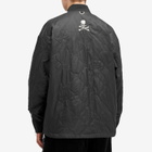 MASTERMIND WORLD Men's Quilted Bomber Jacket in Black