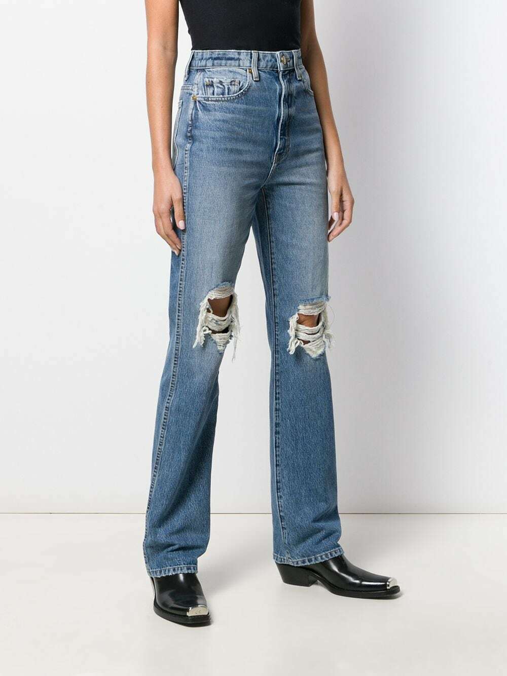 Khaite Women's Jeans Danielle Black