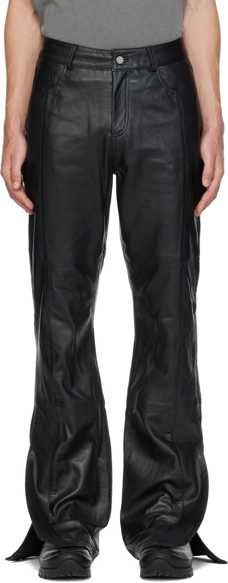Deadwood Black Prance Leather Pants