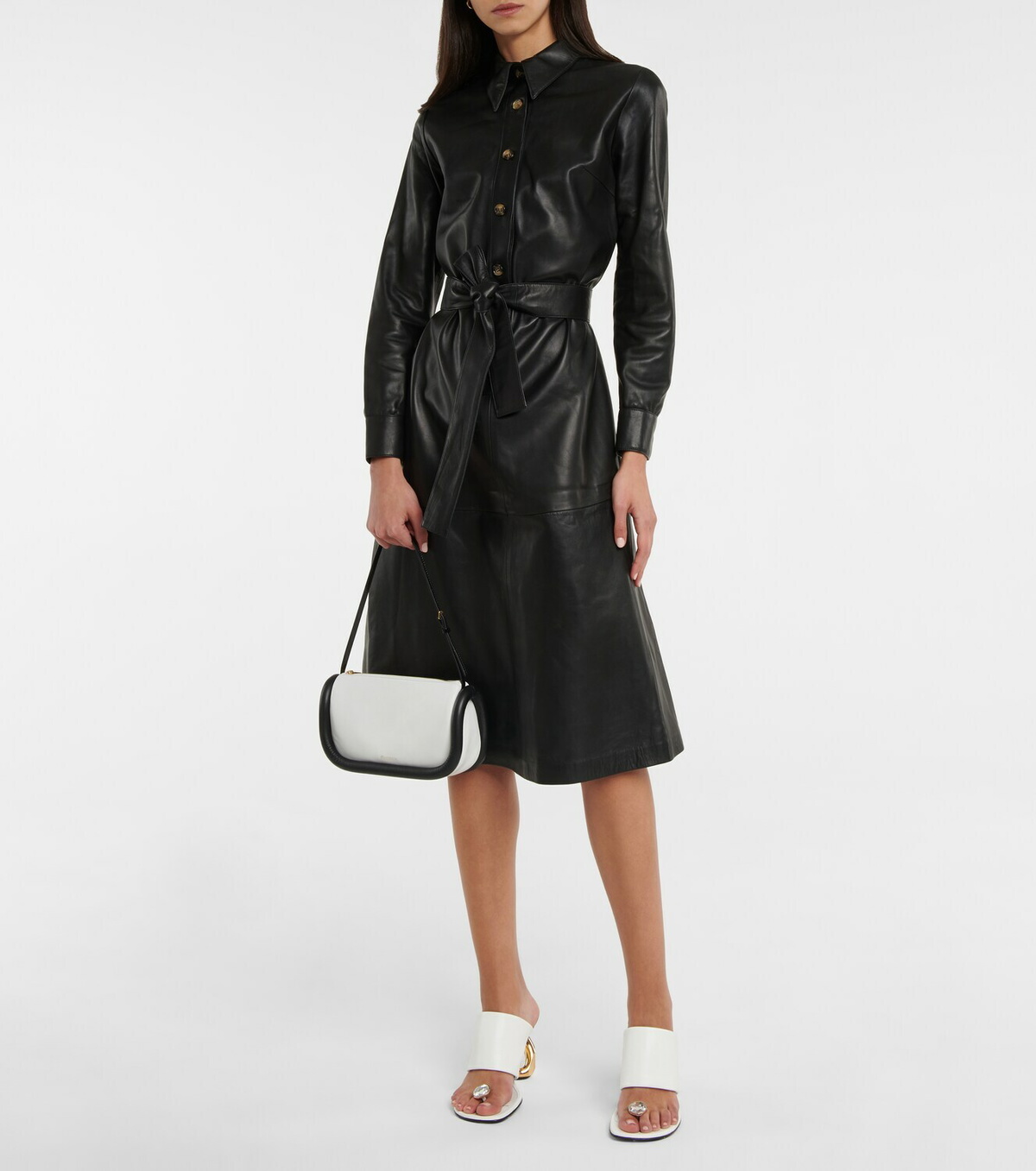 Dodo Bar Or Martin leather shirt dress Dodo Bar Or