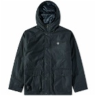 Fred Perry Authentic Men's Short Parka Jacket in Night Green