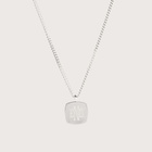 END. Signet Pendant in Silver