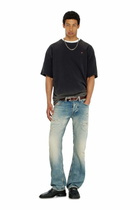Diesel Cotton T-shirt with degradé effect - T-Shirts Mens in Black