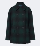 Polo Ralph Lauren Plaid wool-blend peacoat