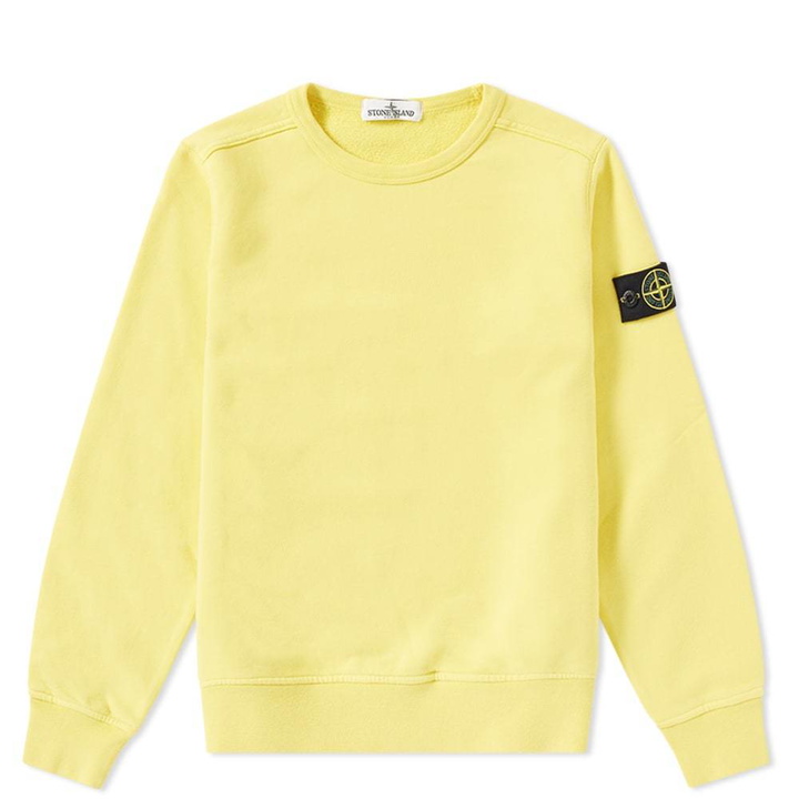 Photo: Stone Island Junior Crew Sweat Yellow