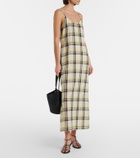 Proenza Schouler Evelyn plaid gauze slip dress