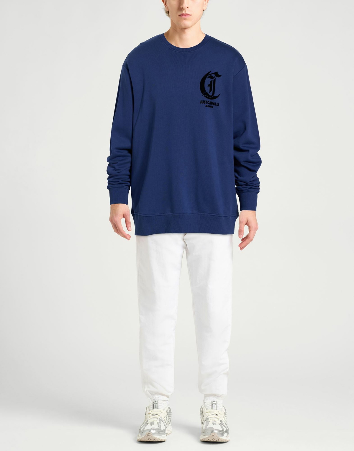 Just Cavalli Mens Sweatshirt Midnight in Blue