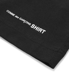 Comme des Garçons SHIRT - Slim-Fit Logo-Print Cotton-Jersey T-Shirt - Black