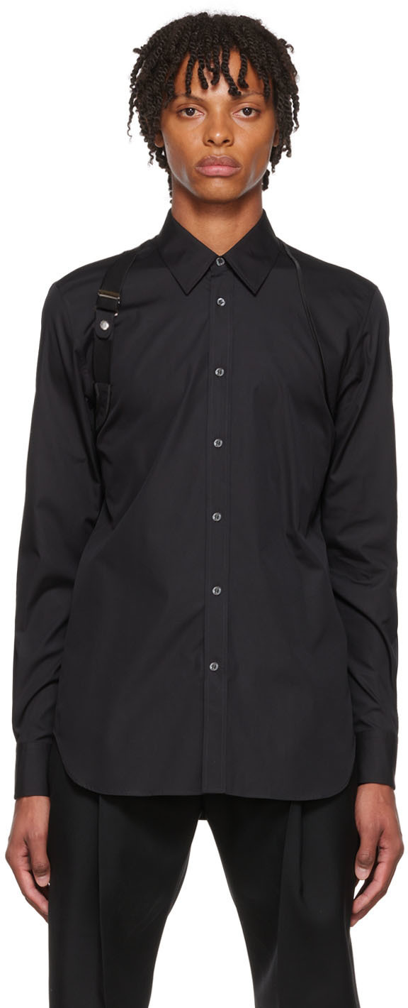 Alexander McQueen Black Cotton Shirt Alexander McQueen