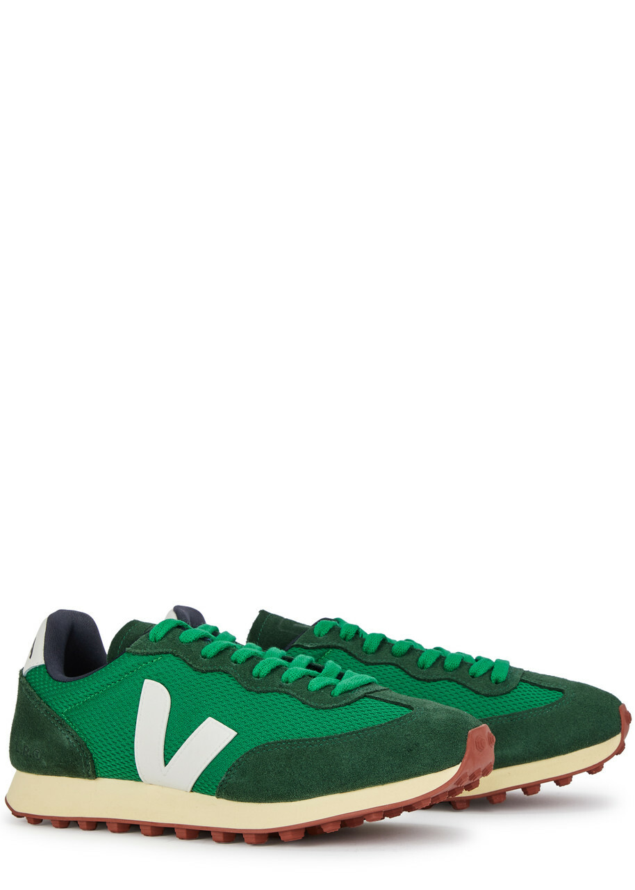 Veja Rio Branco Panelled Mesh Sneakers Green