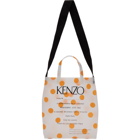 Kenzo Orange Polka Dot Invitation Tote