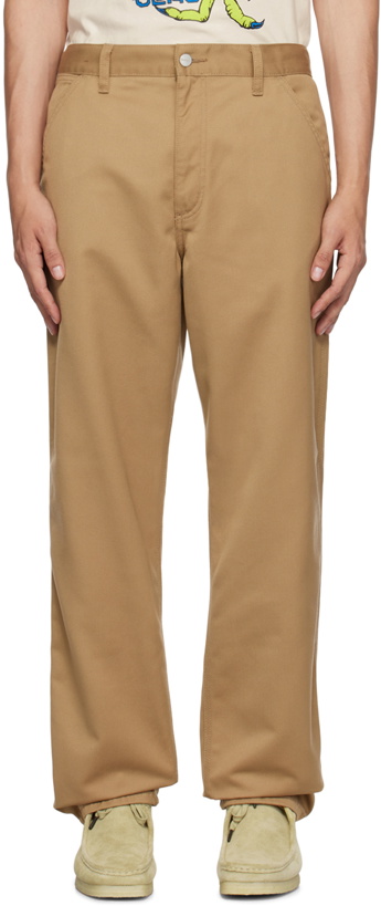 Photo: Carhartt Work In Progress Beige Simple Trousers