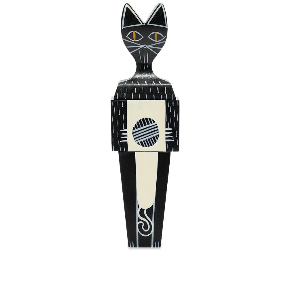 Vitra Alexander Girard 1952 Wooden Doll Cat in Black 