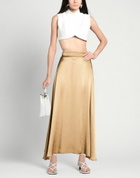 Manila Grace Womens Maxi skirt Sand