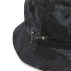 Maharishi Men's Camo Cordura NYCO Bucket Hat in Subdued Night