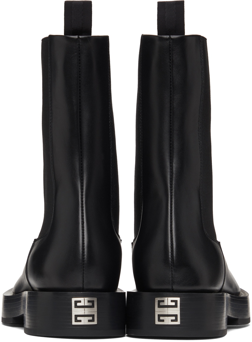 Givenchy Black Leather Chelsea Boots Givenchy