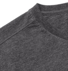 Pop Trading Company - Logo-Appliquéd Mélange Cotton-Blend Jersey T-Shirt - Gray
