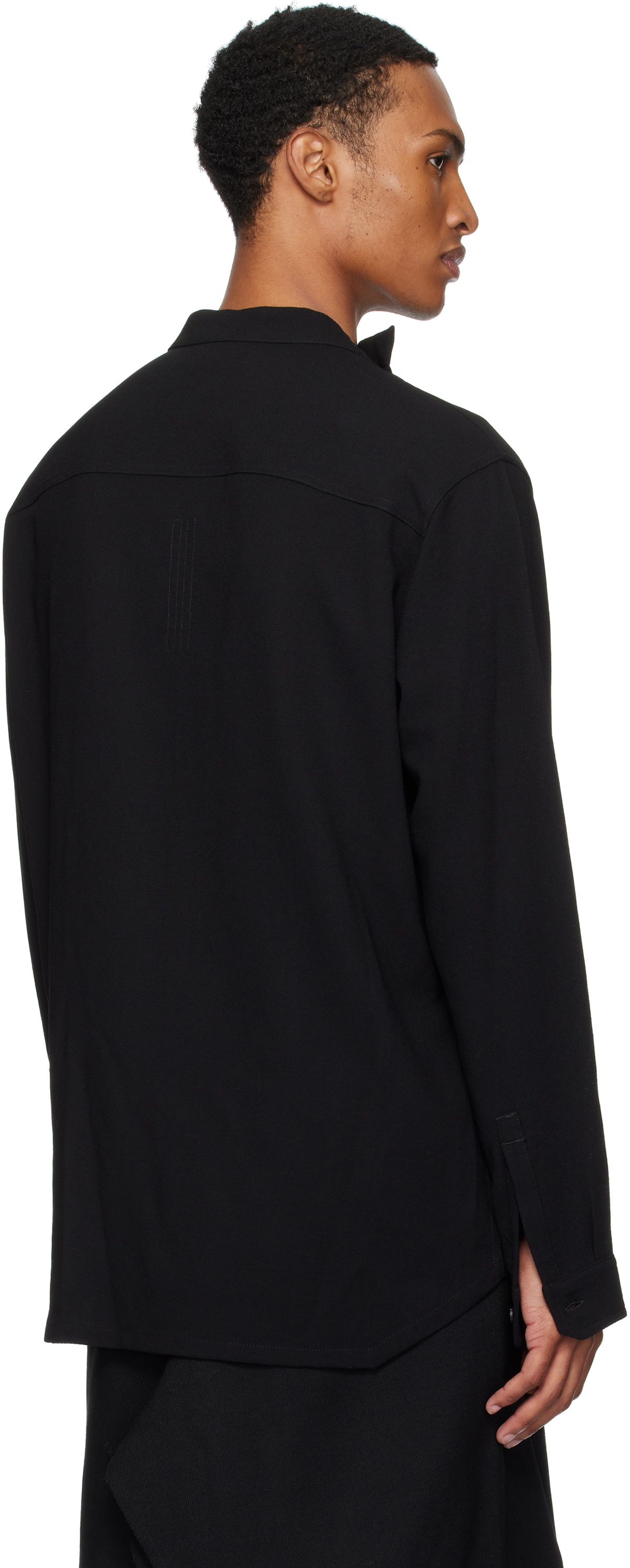 Rick Owens Black Concordians Island Shirt Rick Owens