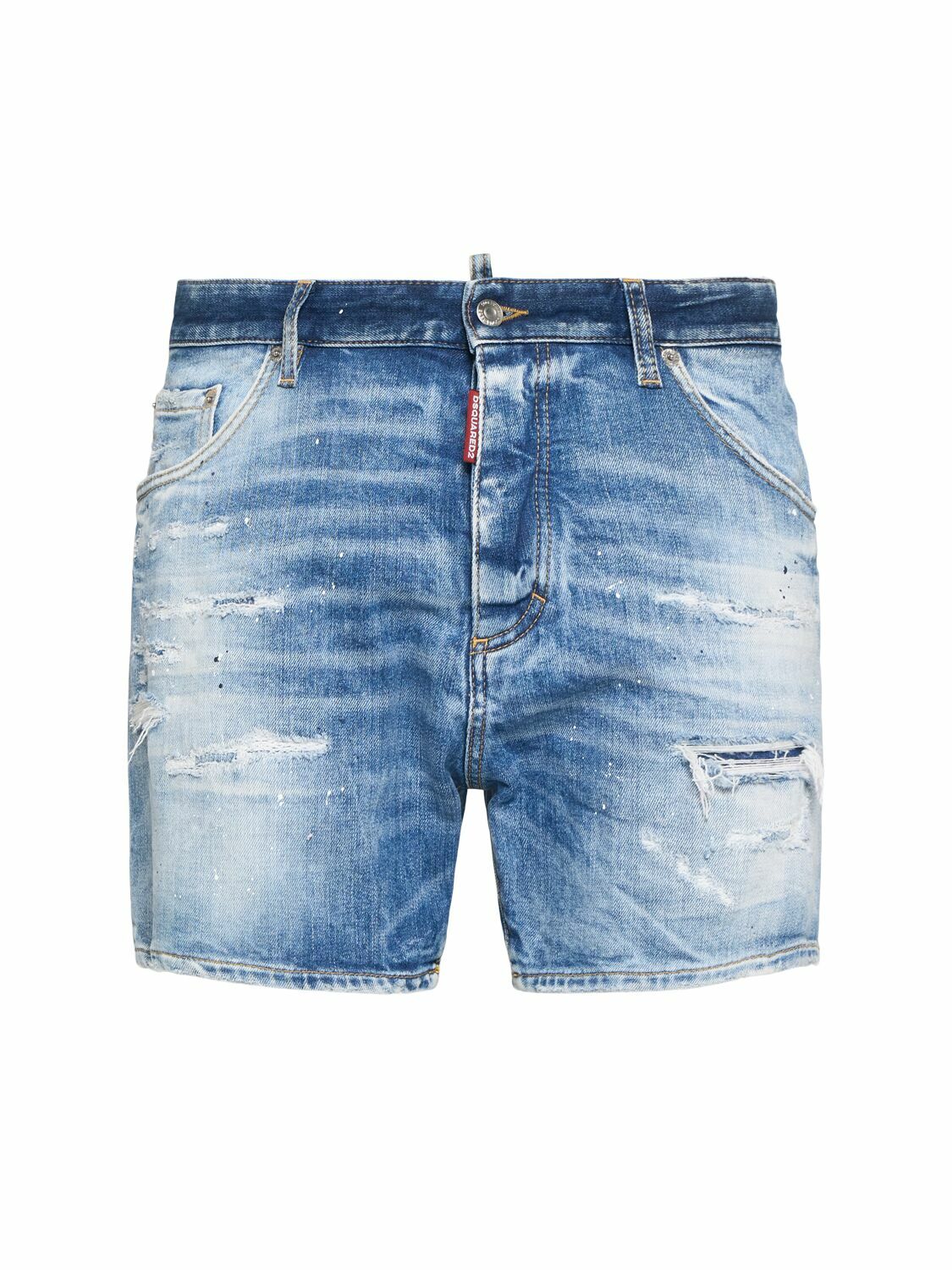 ★Dsquared2★Light Scarface Wash Bro Jean Shorts★大人気★ Light Scarface Wash Bro Jean Shorts