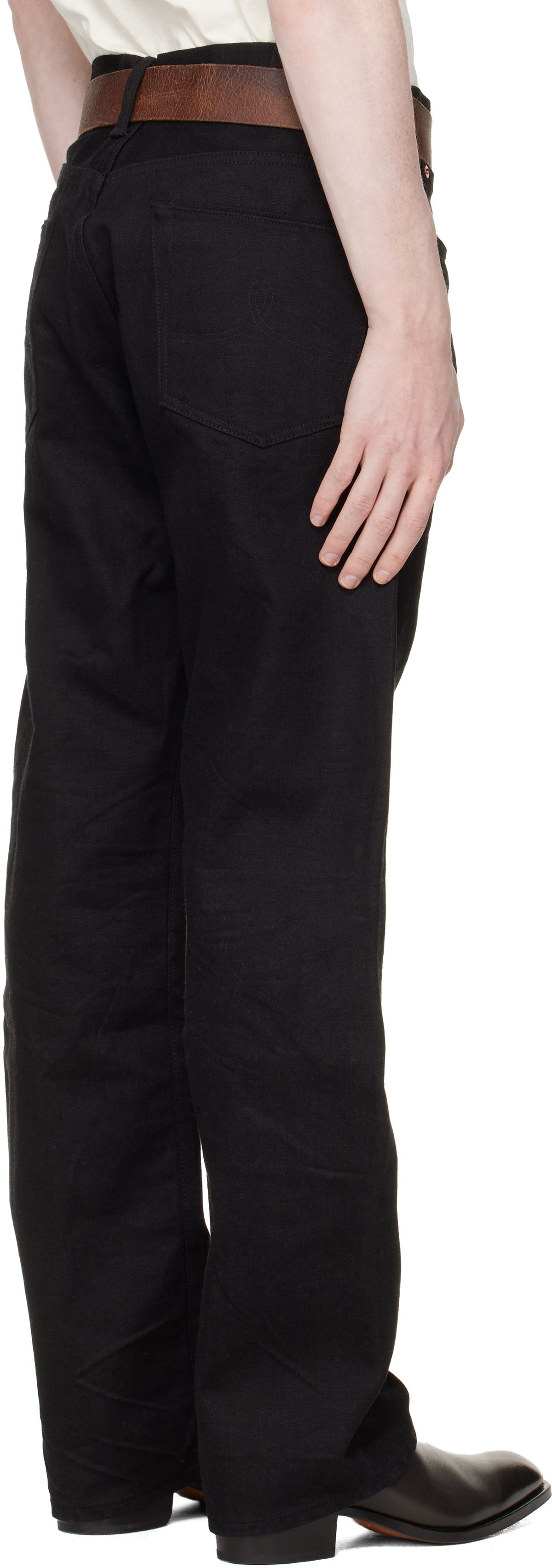 RRL Black Vintage 5-Pocket Selvedge Jeans