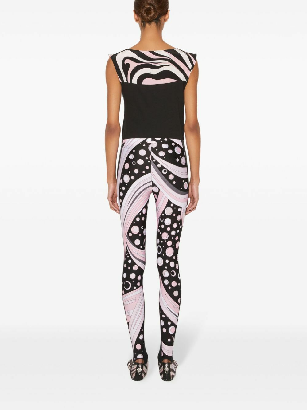 PUCCI Fontane-Print Performance Leggings