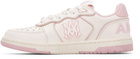 AMIRI White & Pink Newport Sneakers