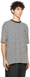Undercoverism Black & White Stripe T-Shirt