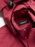 UNDERCOVER - Neon Genesis Evangelion PVC-Trimmed Nylon Hooded Parka - Red