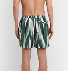 Mr P. - Printed Shell Swim Shorts - Green