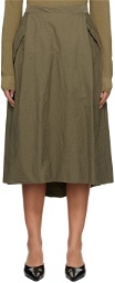 CASEY CASEY Green Moon Midi Skirt