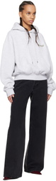 JACQUEMUS Gray 'The Corto' Hoodie