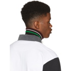 JW Anderson Grey Thick Stripe Neck Band