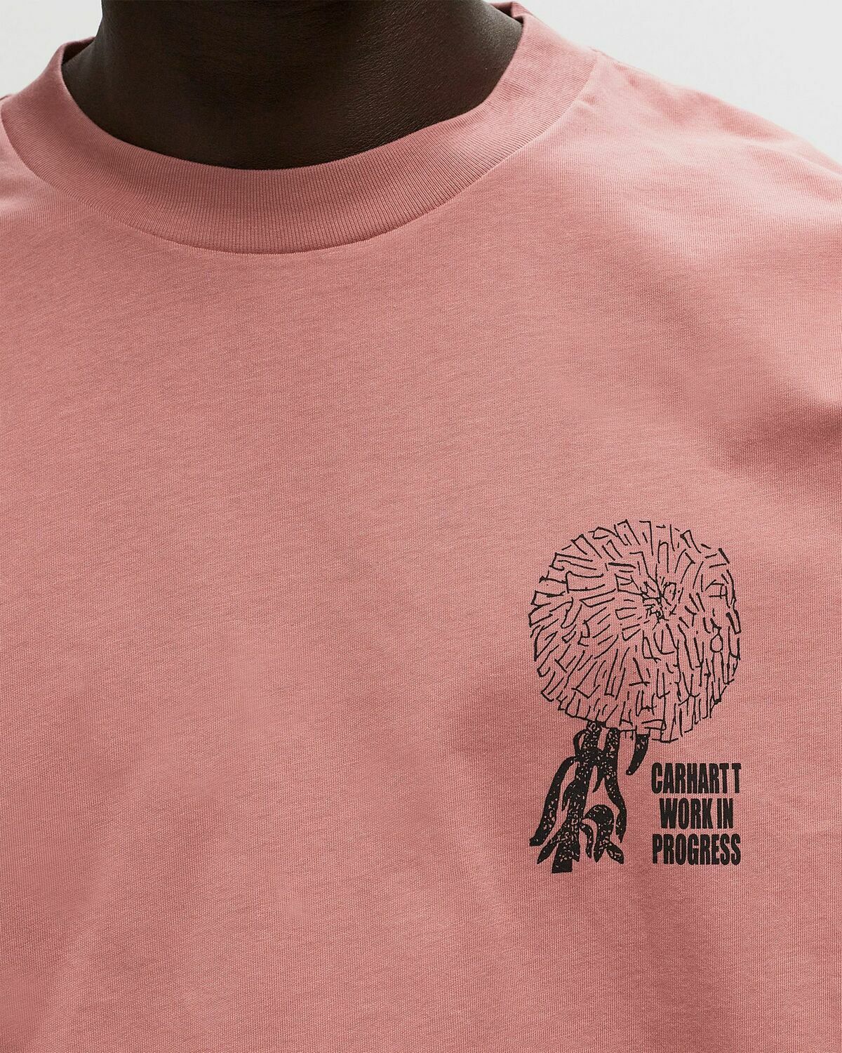 Carhartt WIP S/S Chrysanthemum Tee pink Mens Shortsleefe Carhartt WIP